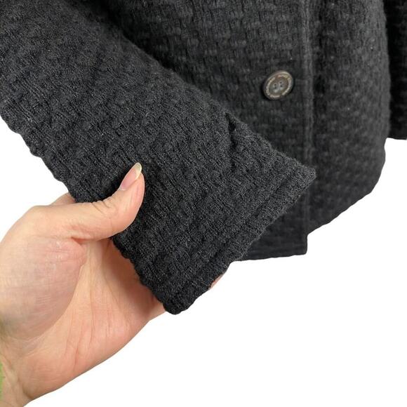 Nino Colombo Women's Size 40 Knit Wool Back Blazer Jacket Made in Italy - Picture 8 of 15